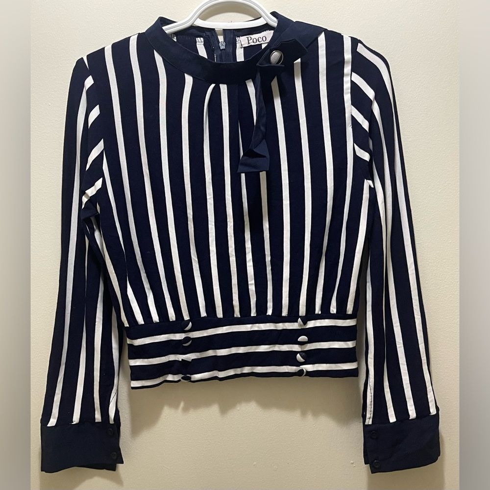 Poco Striped Crop Top Women's Size L